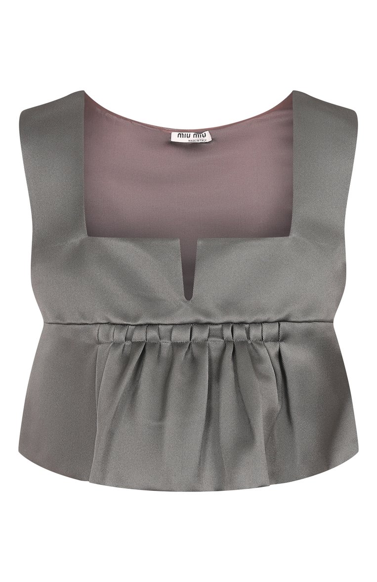 Шелковый топ MIU MIU, арт. MT1539-4P2-F0024, фото 1