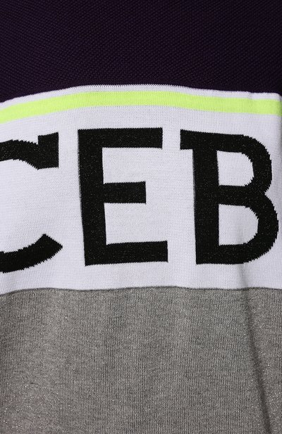 Пуловер из шерсти и вискозы ICEBERG серого цвета по цене 24400 руб., арт. 19I I2P0/A001/7388/0UTLET AW22-23, фото 5 Пуловер из шерсти и вискозы ICEBERG, арт. 19I I2P0/A001/7388/0UTLET AW22-23, фото 5