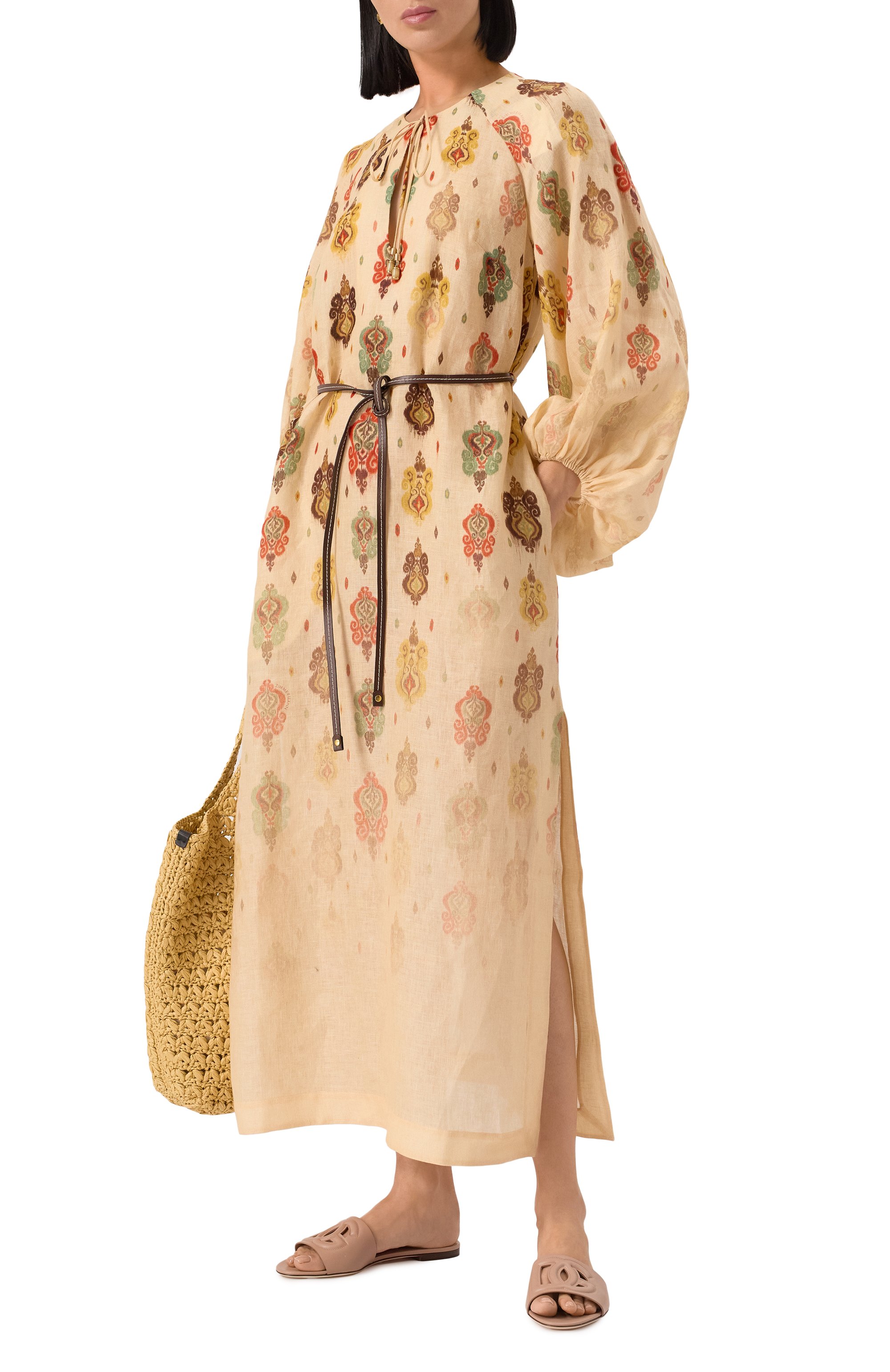 Льняное платье ZIMMERMANN, арт. 1790DRS251, фото 2