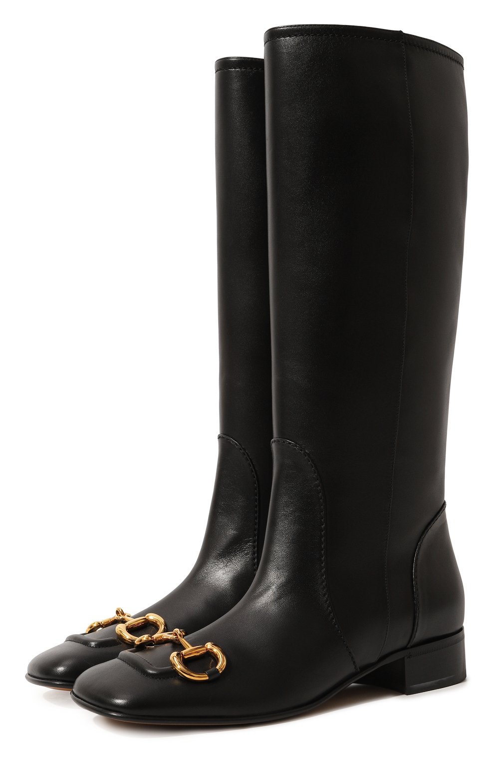 Кожаные сапоги GUCCI, арт. 670391 BKO00, фото 1