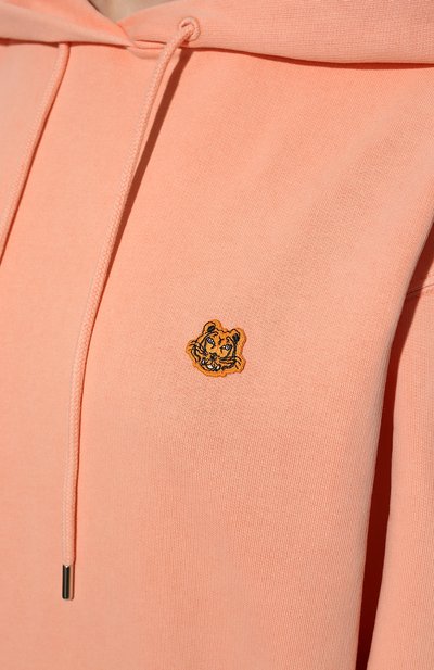 Хлопковое худи KENZO розового цвета по цене 38500 руб., арт. FC52SW6474MC, фото 5 Хлопковое худи KENZO, арт. FC52SW6474MC, фото 5