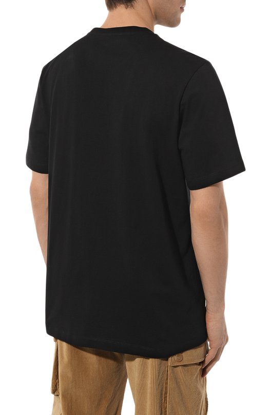 Хлопковая футболка Oamc Чёрный, фото 4