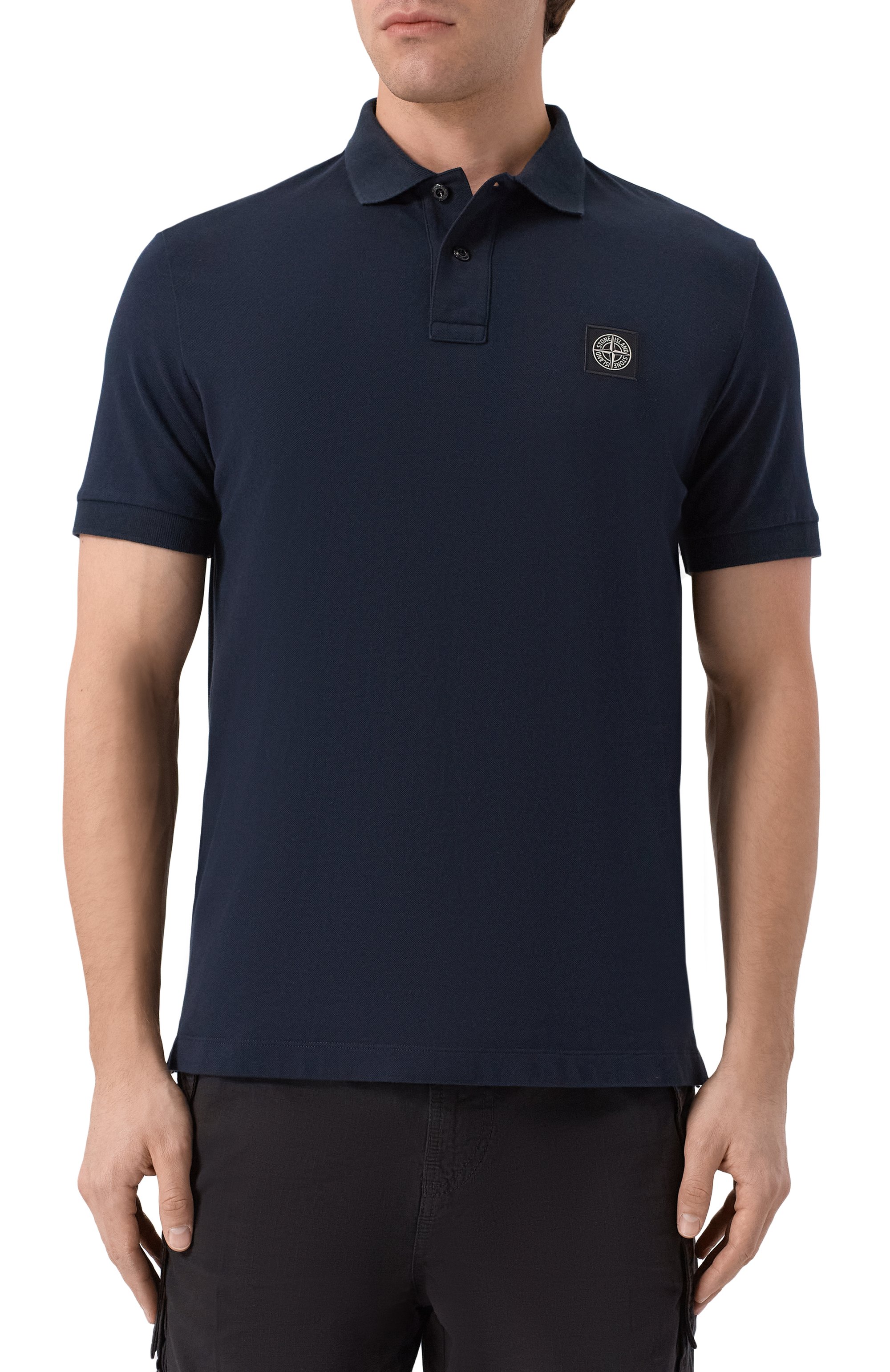 Хлопковое поло STONE ISLAND, арт. K2S152200005/S0017, фото 3