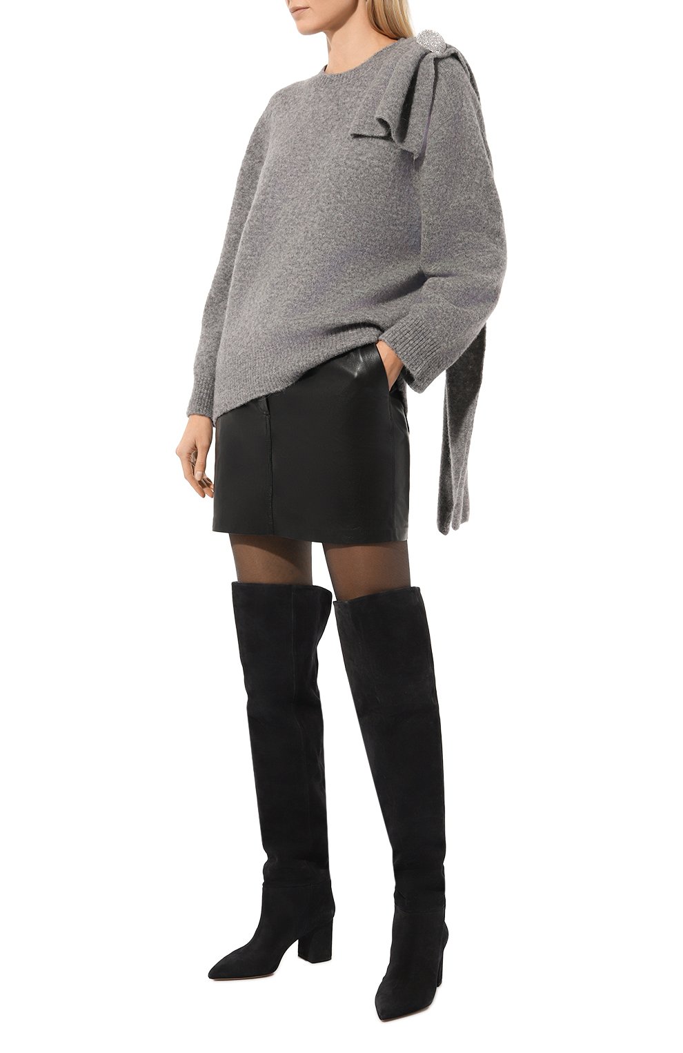 Замшевые ботфорты anja 70 PARIS TEXAS, арт. PX1393/XV003, фото 2