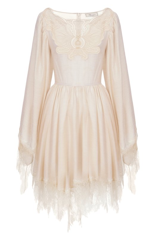 Платье из вискозы Blumarine 4A471A Кремовый 4A471A