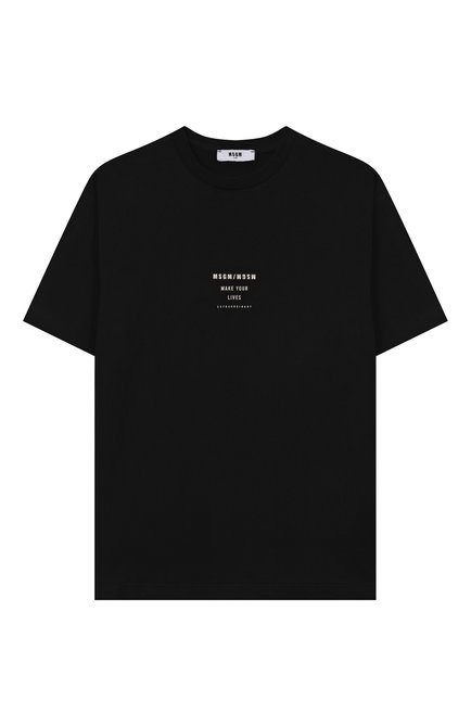 Хлопковая футболка MSGM KIDS, арт. F5MSJBTH215