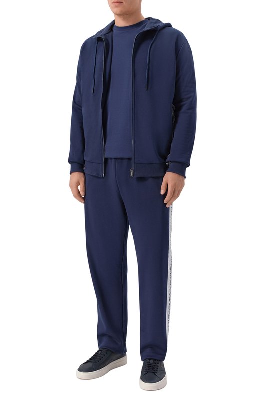 Хлопковая футболка Dirk Bikkembergs BMT1571 Синий  BMT1571 Фото 2