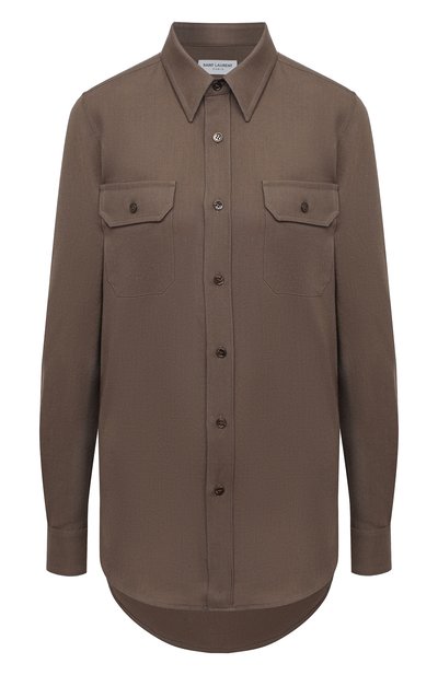 Шерстяная рубашка SAINT LAURENT, арт. 626941/Y768J, фото 1