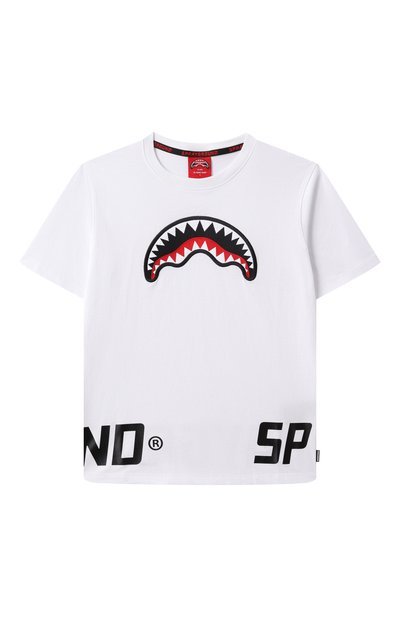 Хлопковая футболка SPRAYGROUND, арт. SPY932WHT, фото 1