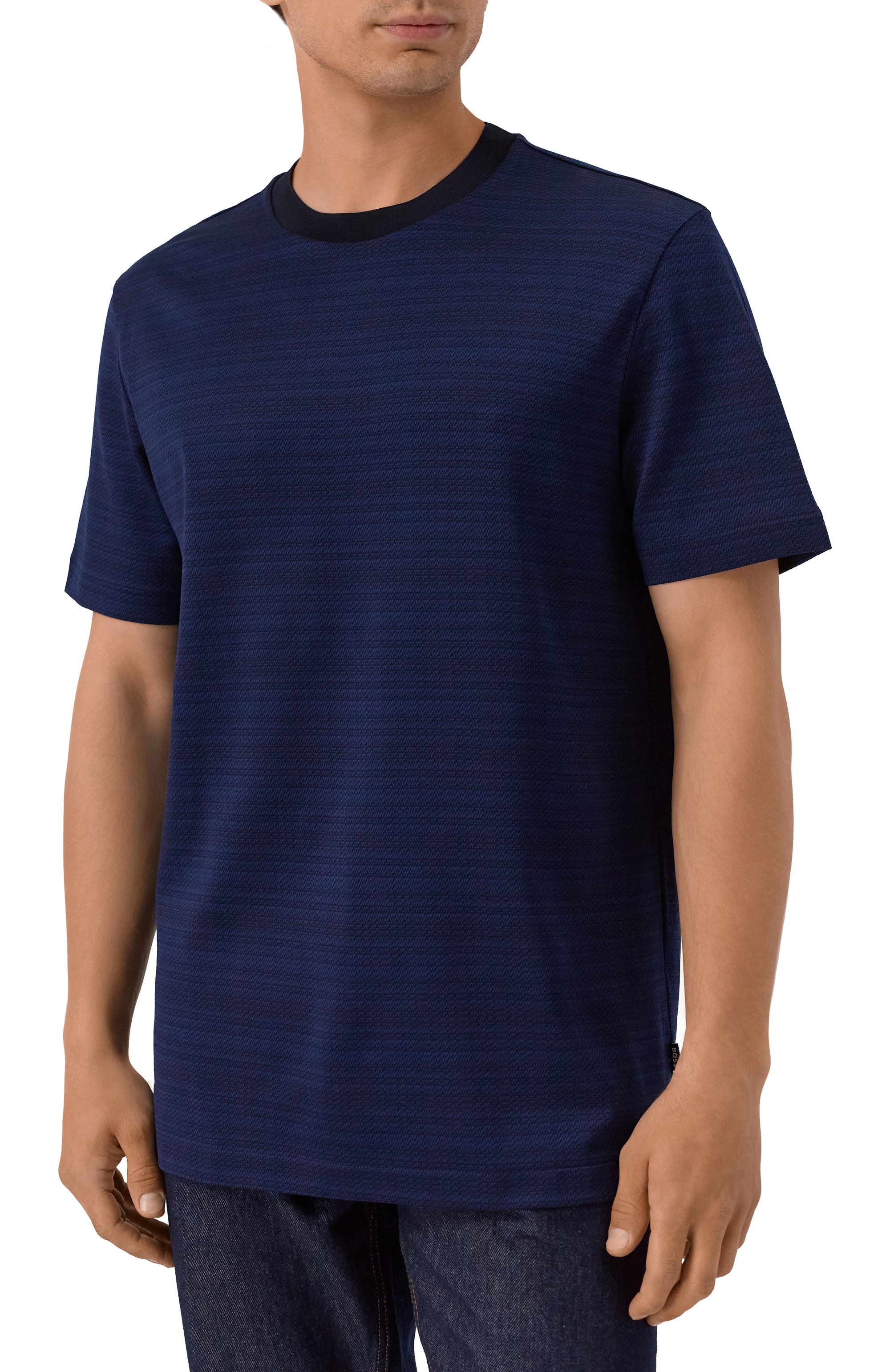 Хлопковая футболка BOSS, арт. 50543401, фото 3