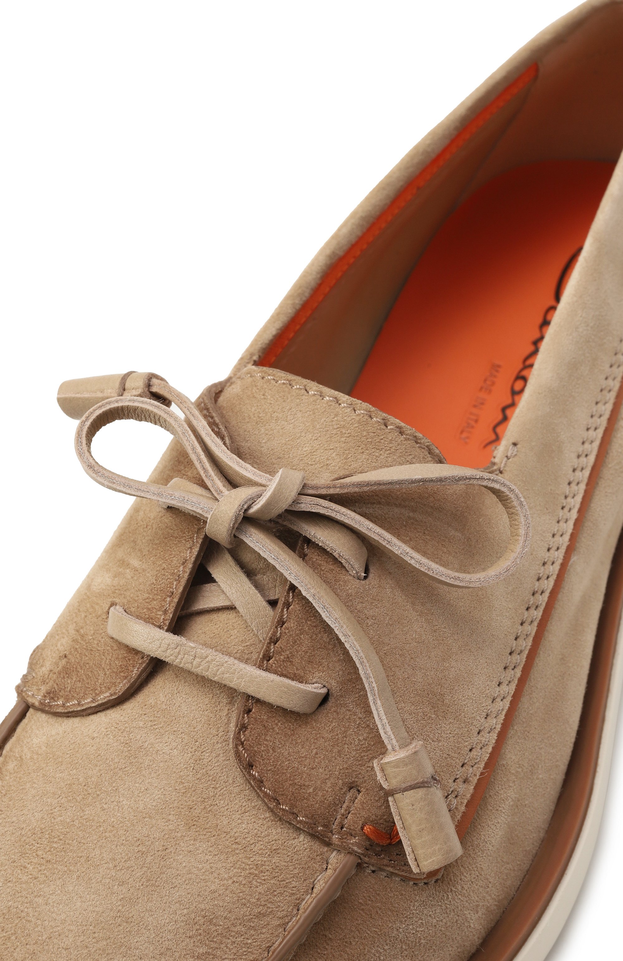 Замшевые топсайдеры detroit SANTONI, арт. MGDG19050BI0SFET, фото 7