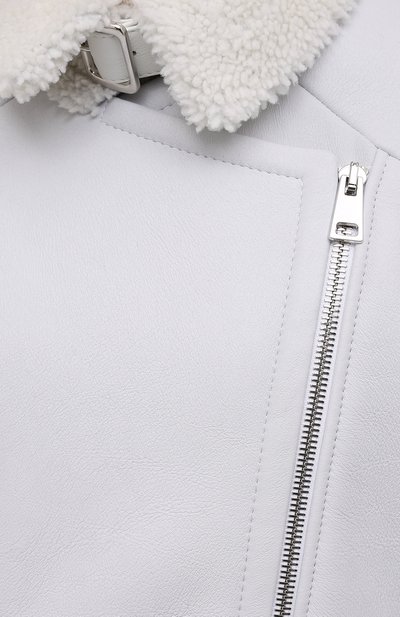 Дубленка из овчины MASLOV белого цвета по цене 215010 руб., арт. WS250, фото 5 Дубленка из овчины MASLOV, арт. WS250, фото 5