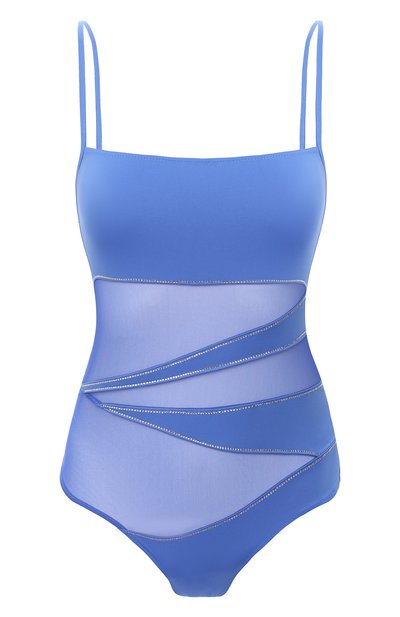 Слитный купальник с прозрачными вставками и стразами  NATAYAKIM, арт. NY-013/18, фото 1