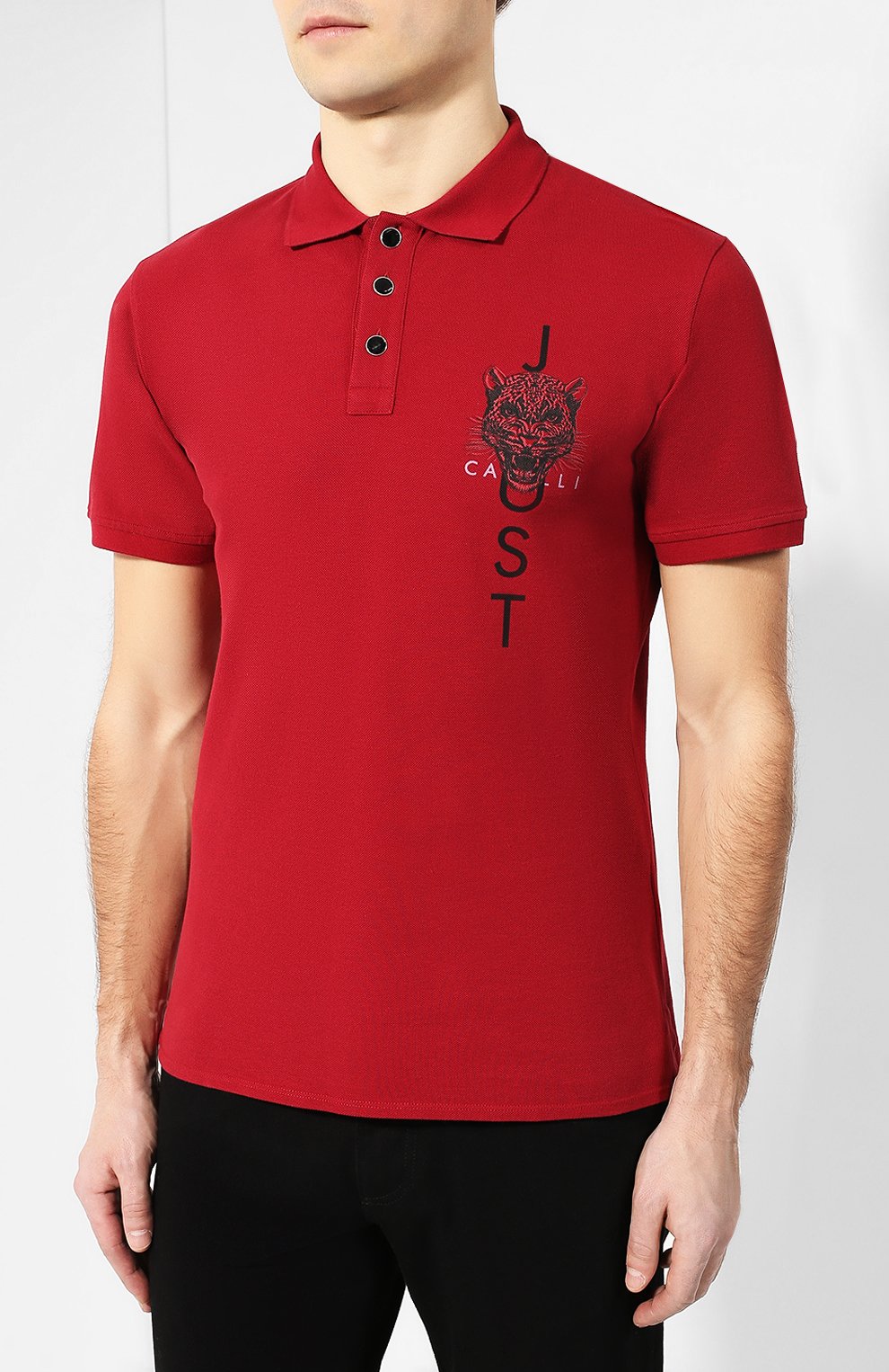 Хлопковое поло JUST CAVALLI, арт. S03GL0025/N21368, фото 3
