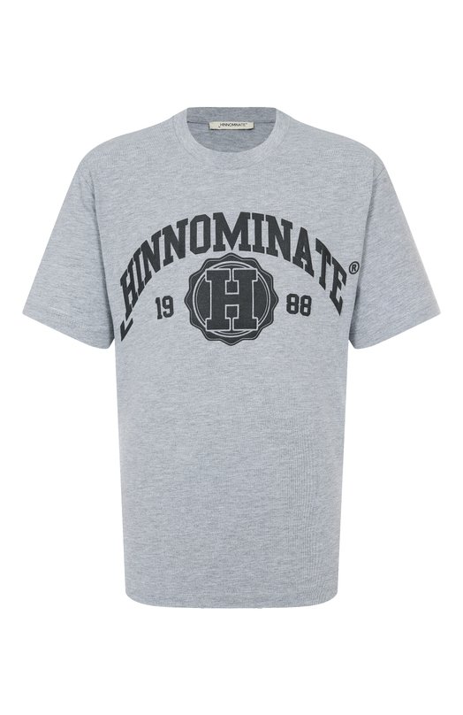 Хлопковая футболка HINNOMINATE HMABM01432 Серый HMABM01432