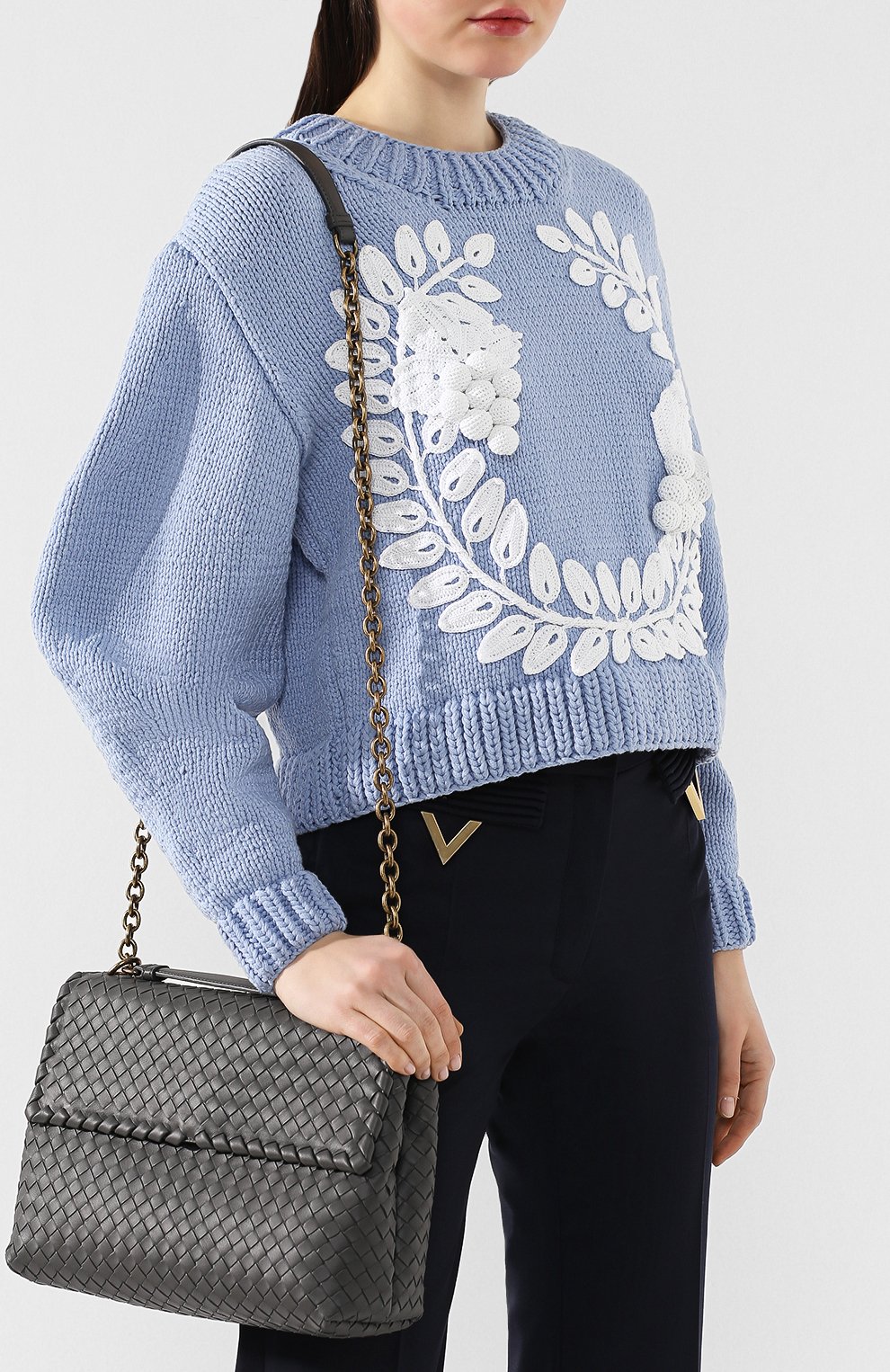 Сумка medium olimpia с плетением intrecciato BOTTEGA VENETA, арт. 386499/V00AD, фото 7