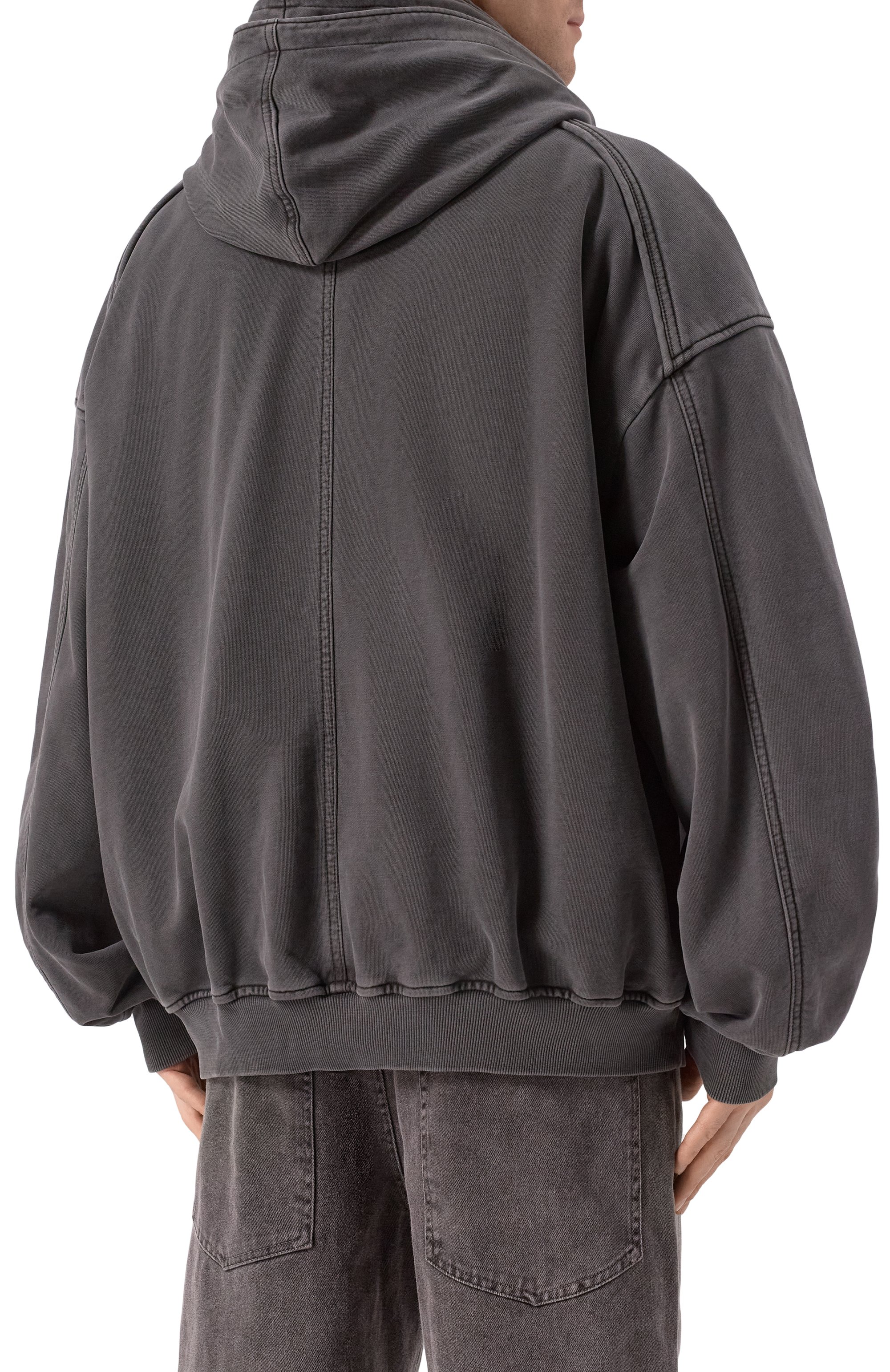 Хлопковая толстовка JUUN.J темно-серого цвета по цене 87550 руб., арт. JC5141P084, фото 4 Хлопковая толстовка JUUN.J, арт. JC5141P084, фото 4