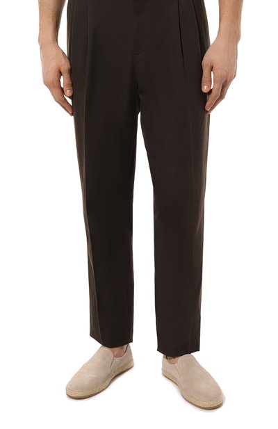 Замшевые эспадрильи BRUNELLO CUCINELLI светло-бежевого цвета по цене 97950 руб., арт. MZUCCLI837, фото 3 Замшевые эспадрильи BRUNELLO CUCINELLI, арт. MZUCCLI837, фото 3