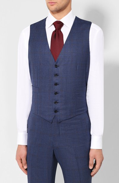 Шерстяной костюм-тройка KITON, арт. UAGL81K01X39, фото 4