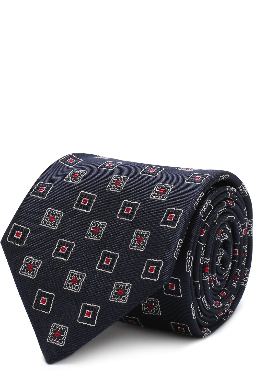 Шелковый галстук с узором BRIONI, арт. 062I00/P7475, фото 1