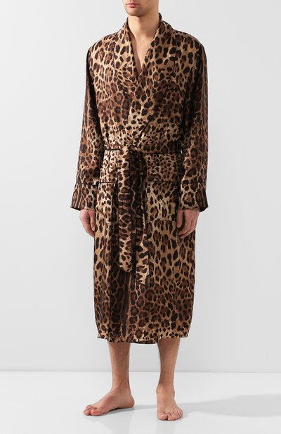 Шелковый халат DOLCE & GABBANA, арт. G0936T/IS1B7, фото 3