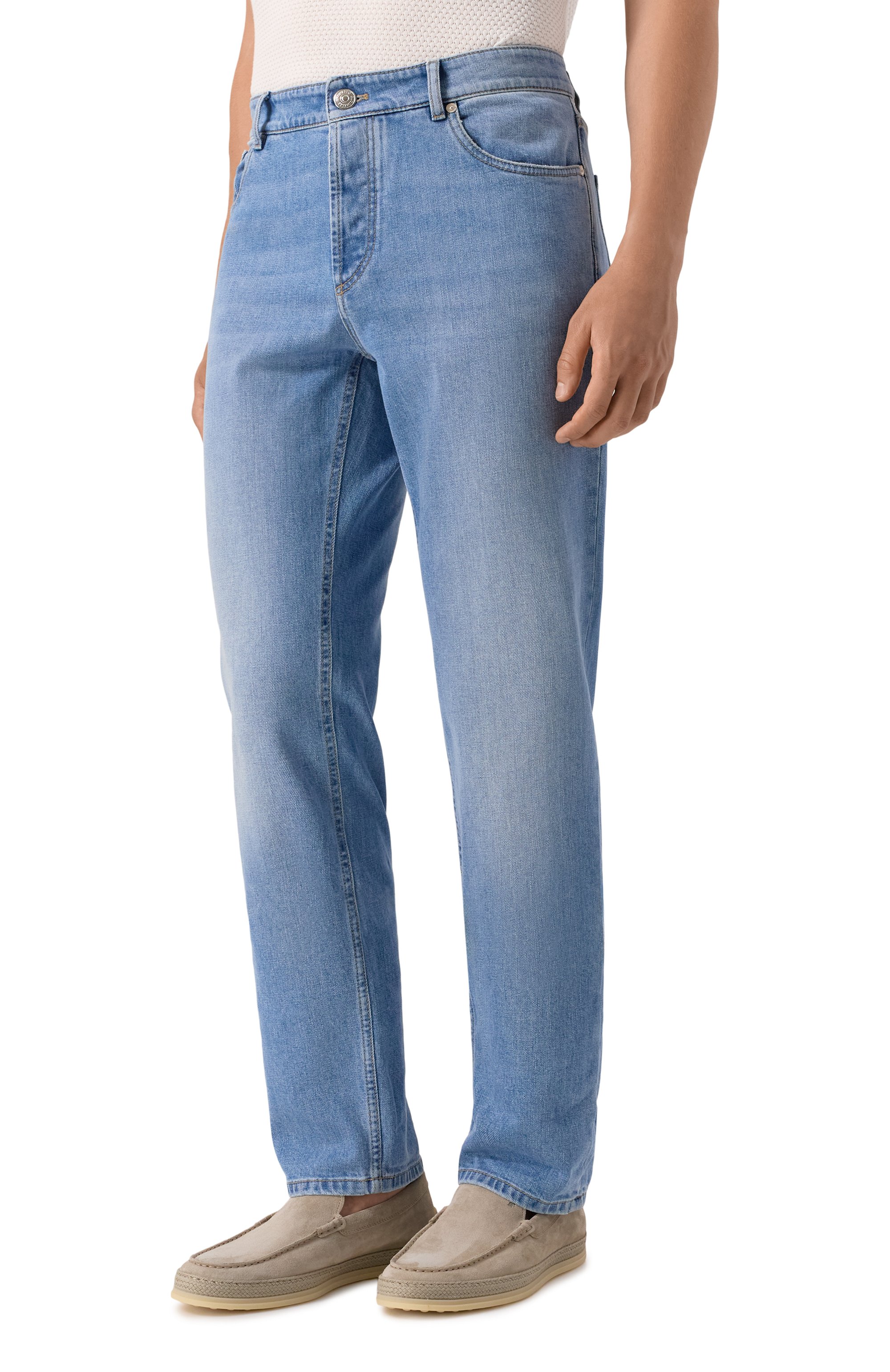 Джинсы traditional fit BRUNELLO CUCINELLI, арт. M283PB3210, фото 3