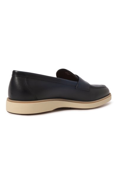 Кожаные пенни-лоферы detroit SANTONI, арт. MGDG18714TIFSSK7U46, фото 5