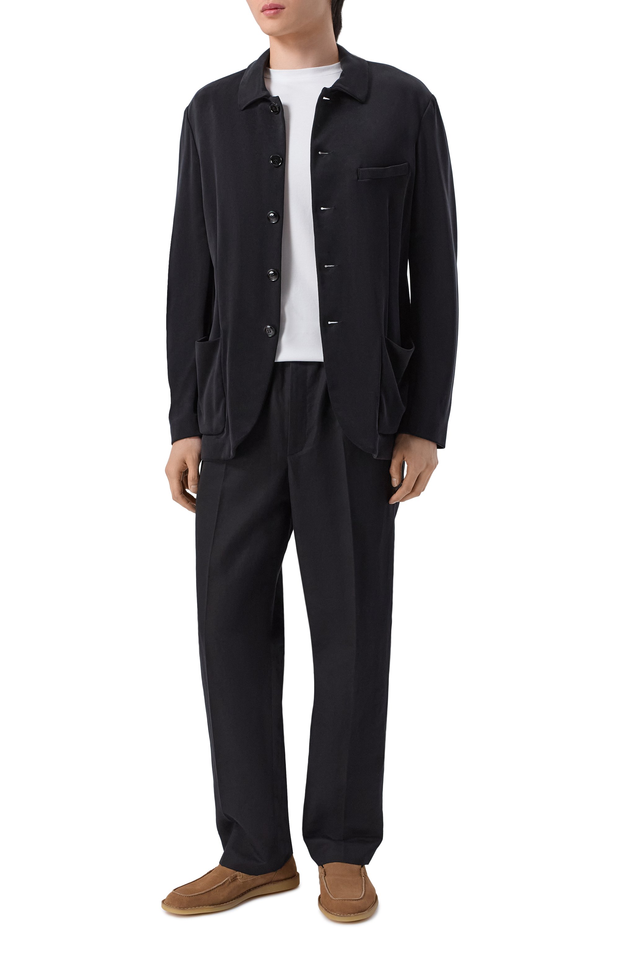 Брюки изо льна и хлопка BRIONI, арт. RP2Z0L/PA106, фото 2