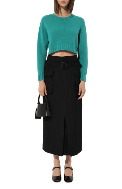 Шерстяной свитер PALM ANGELS, арт. PWHE040C99KNI0014001, фото 2