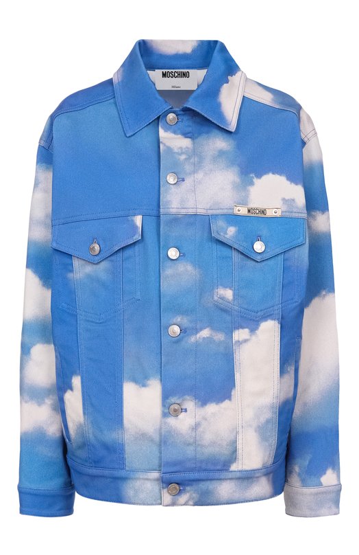 Джинсовая куртка Moschino A0519/0555 Голубой A0519/0555
