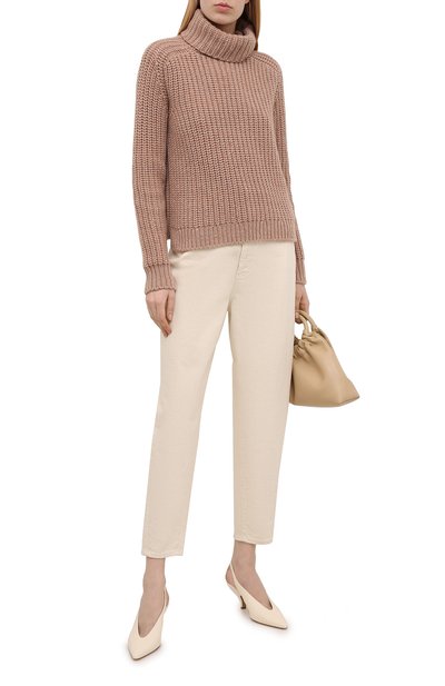 Кашемировый свитер LORO PIANA темно-бежевого цвета по цене 152000 руб., арт. FAL2177, фото 2 Кашемировый свитер LORO PIANA, арт. FAL2177, фото 2