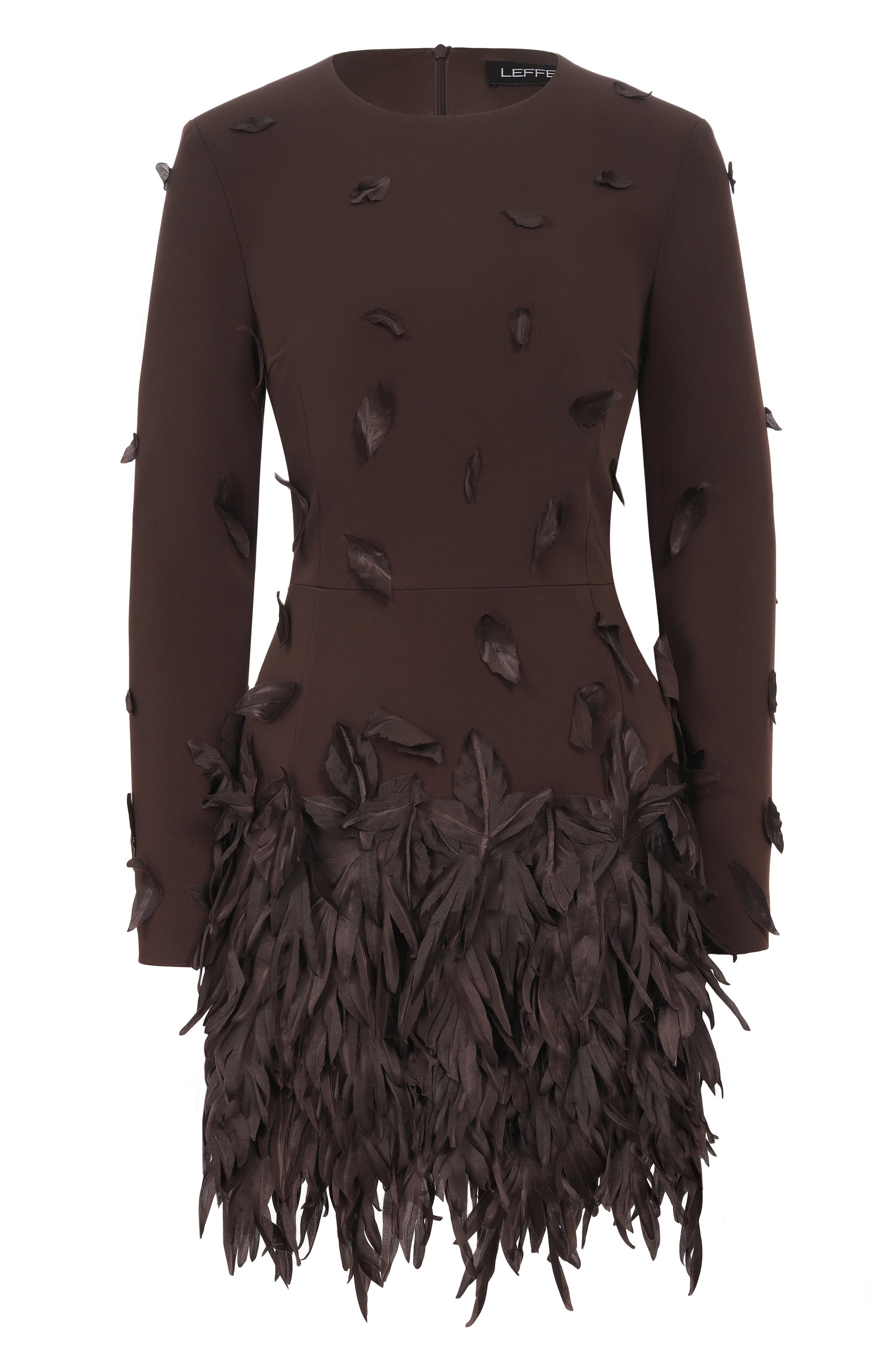 Платье LEFFERS коричневого цвета по цене 281400 руб., арт. 23\10.52.45.16.21, фото 1 Платье LEFFERS, арт. 23\10.52.45.16.21, фото 1