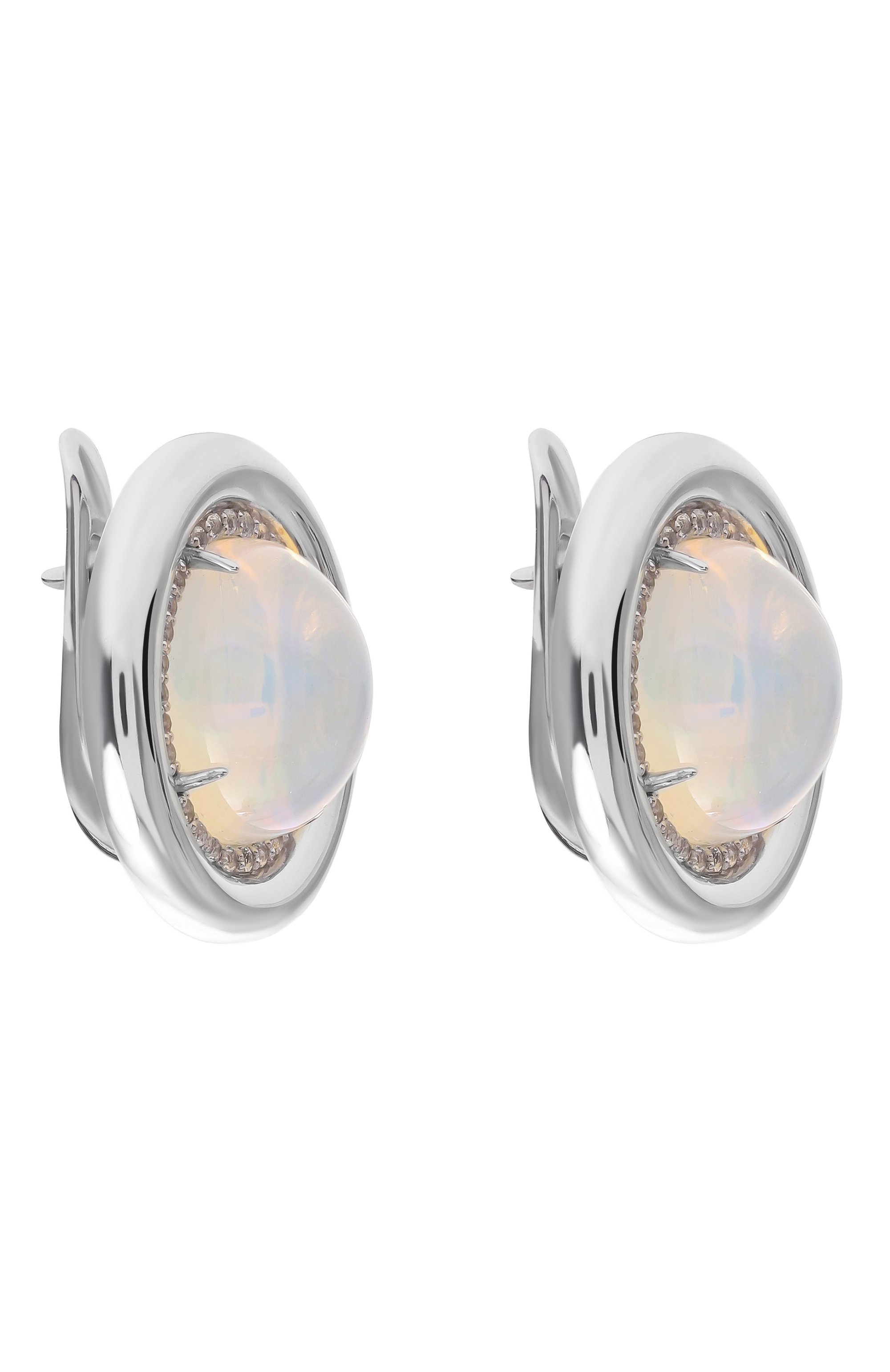 Серьги с опалами и топазами MOONKA, арт. OPL-925SL-EA00-OPL, фото 3