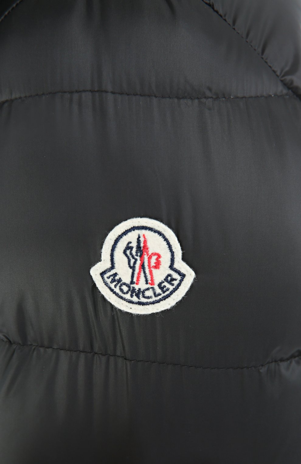 Стеганый удлиненный пуховик с высоким воротником MONCLER, арт. B2-093-46833-45-53048, фото 5