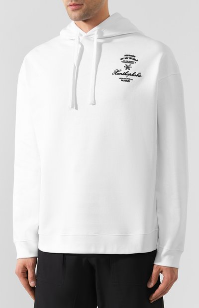 Хлопковое худи RAF SIMONS, арт. 192-164A-19004, фото 3