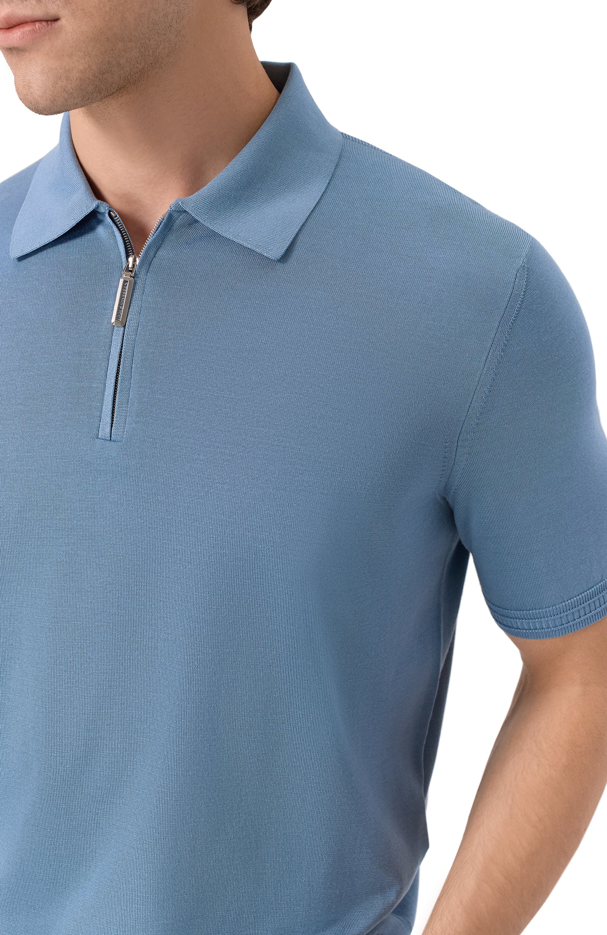 Шелковое поло STEFANO RICCI, арт. K616215P31/F26101, фото 5