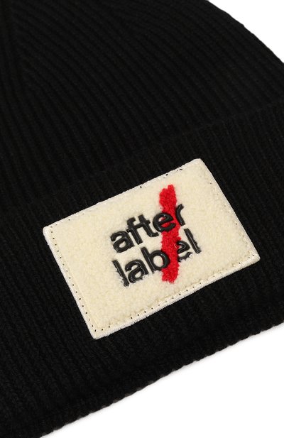 Шапка AFTER LABEL черного цвета по цене 8755 руб., арт. KIRUNA/K08, фото 3 Шапка AFTER LABEL, арт. KIRUNA/K08, фото 3