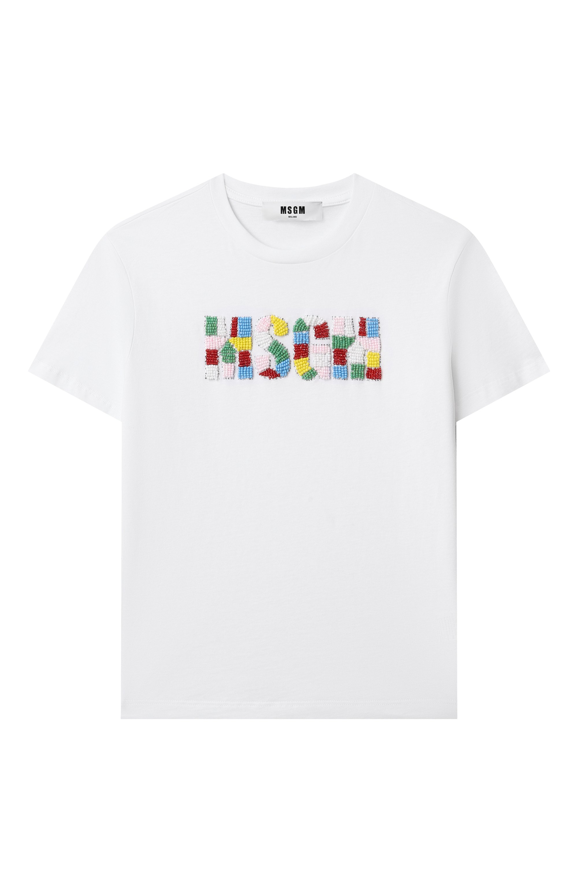 Хлопковая футболка MSGM KIDS, арт. S5MSJGTH251, фото 1