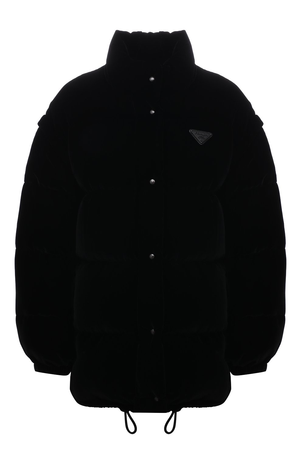 Бархатный пуховик PRADA, арт. 29X805-1XJX-F0002-202, фото 1