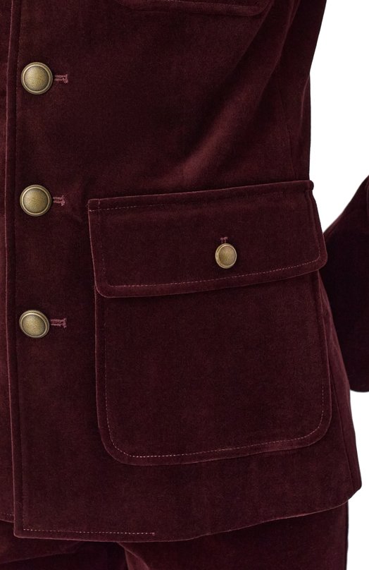 Бархатный жакет Paige 1I68Q08-3627 Бордовый  1I68Q08-3627 Фото 5