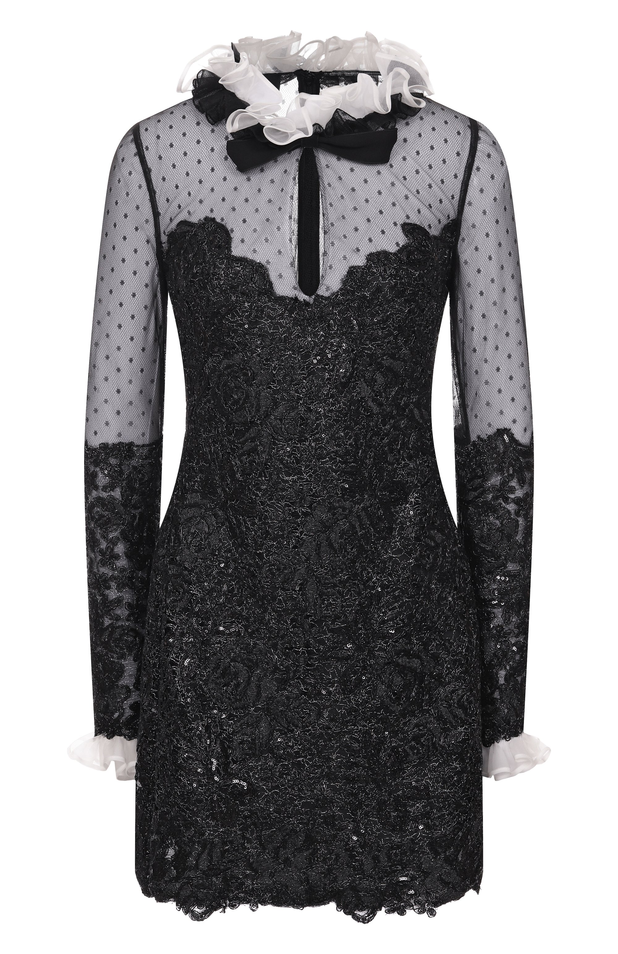 Платье GIAMBATTISTA VALLI черного цвета по цене 423000 руб., арт. 25FWSVTE5007/84BIS, фото 1 Платье GIAMBATTISTA VALLI, арт. 25FWSVTE5007/84BIS, фото 1