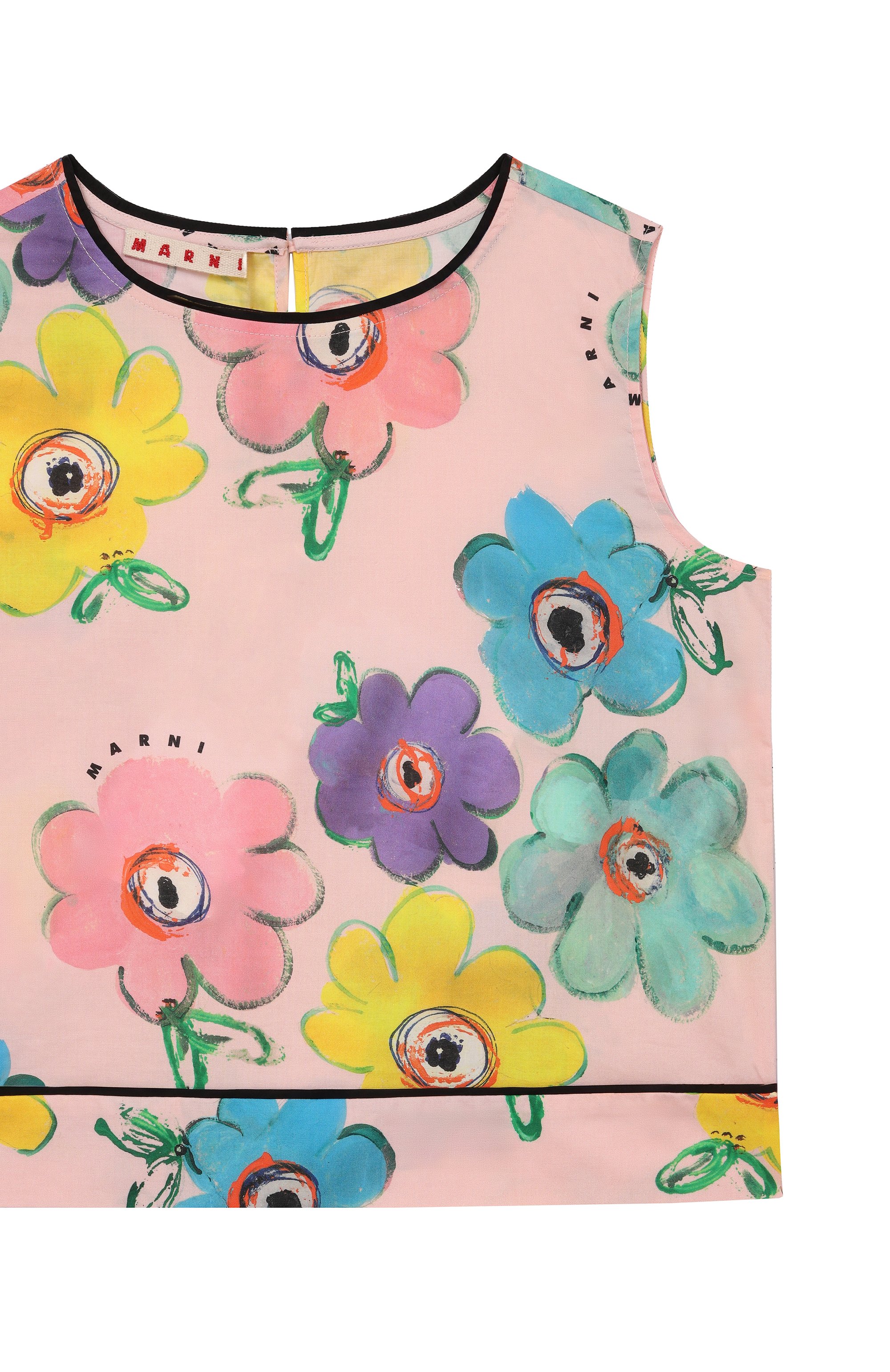 Хлопковый топ MARNI, арт. M01669/M00WC, фото 3