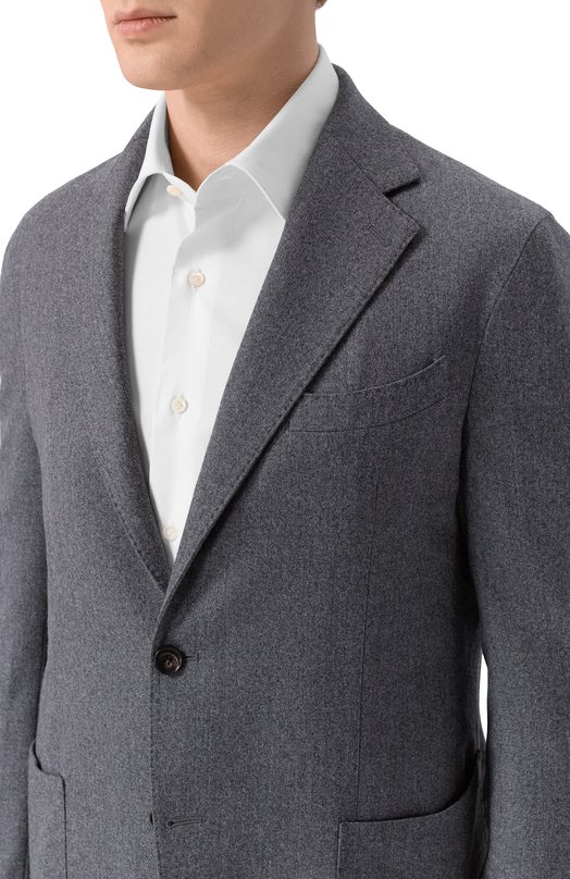 Шерстяной костюм Andrea Campagna GREC0C0LFS/400129B Серый  GREC0C0LFS/400129B Фото 6