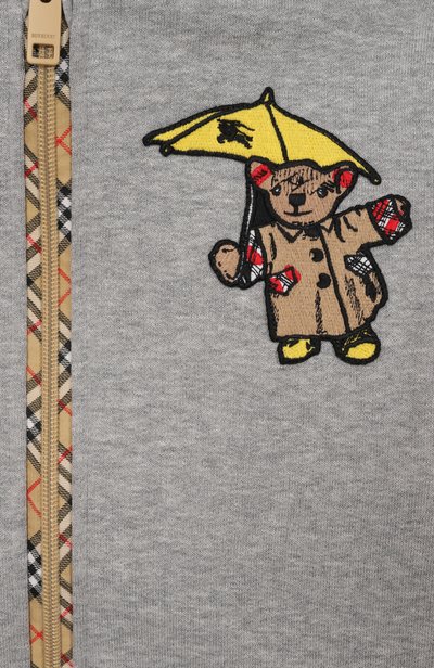 Хлопковая толстовка BURBERRY, арт. 8131999, фото 3