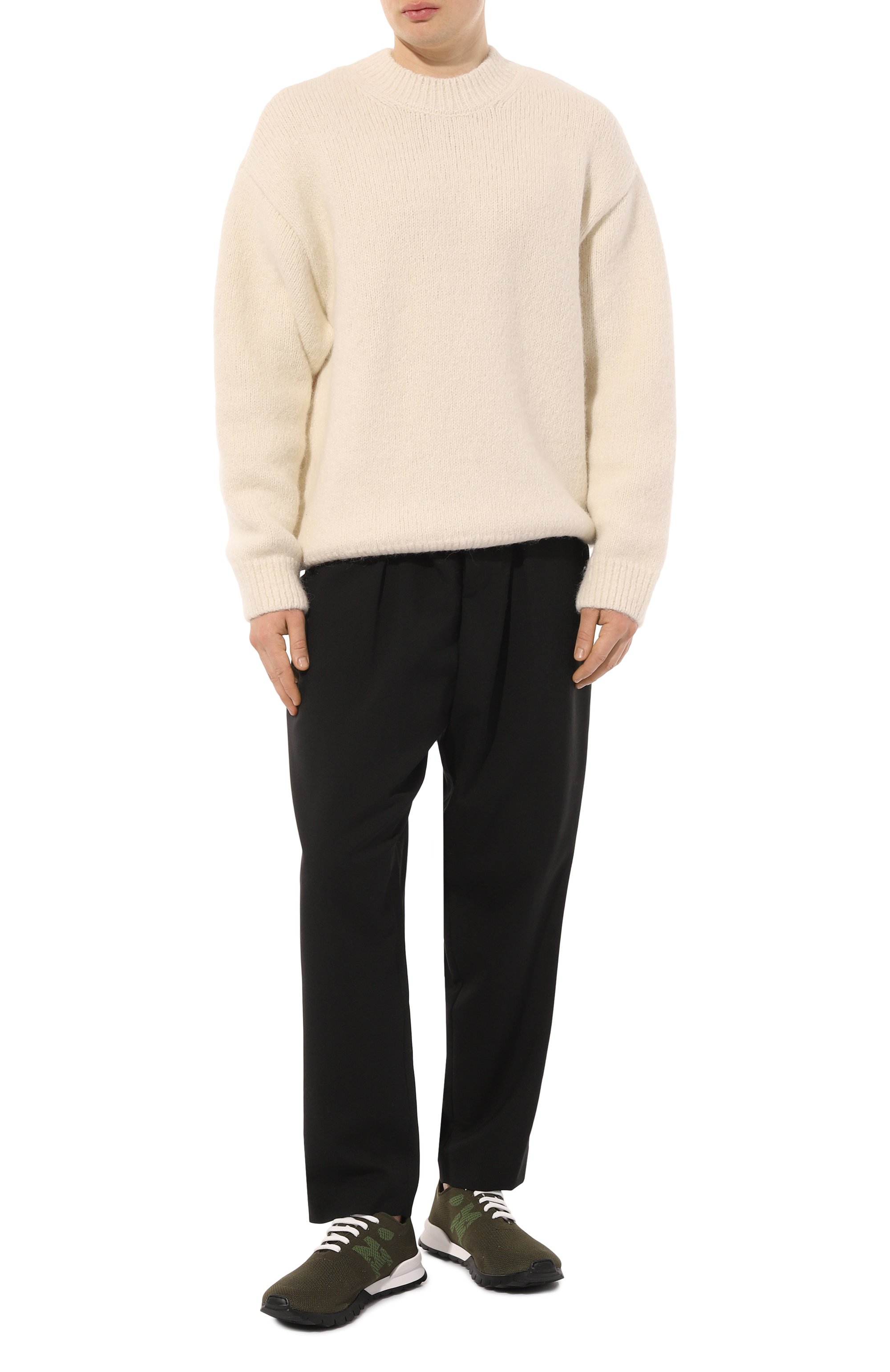 Текстильные кроссовки KITON, арт. USSA081N00818, фото 2