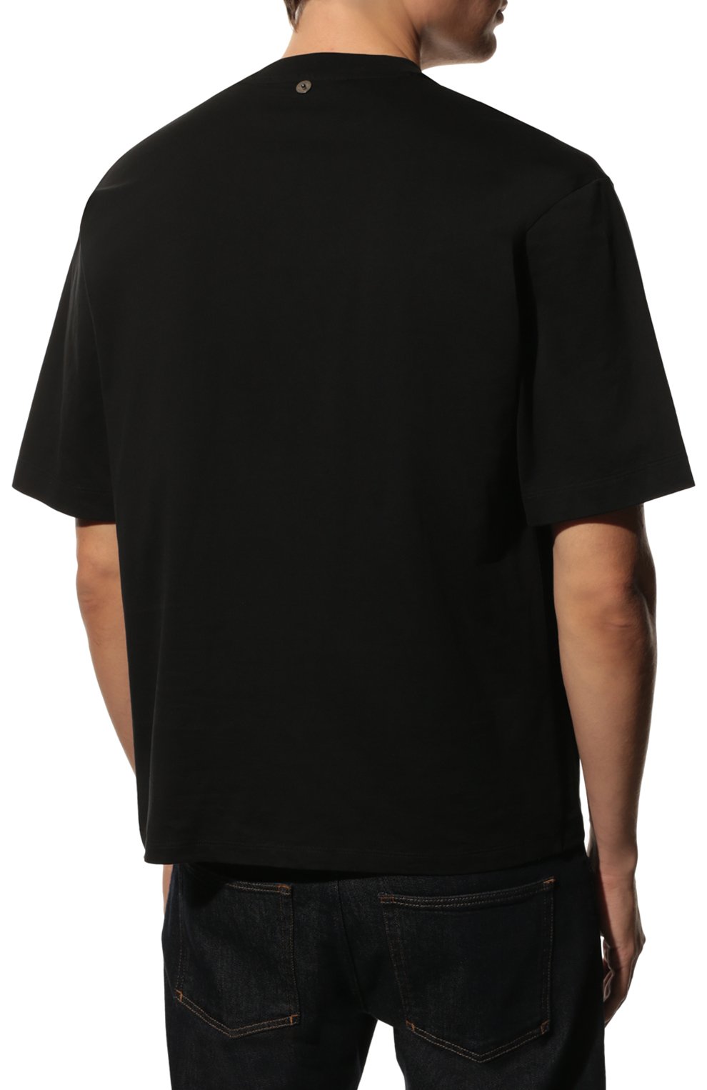 Хлопковая футболка NEIL BARRETT, арт. PBJT105S T508S, фото 4