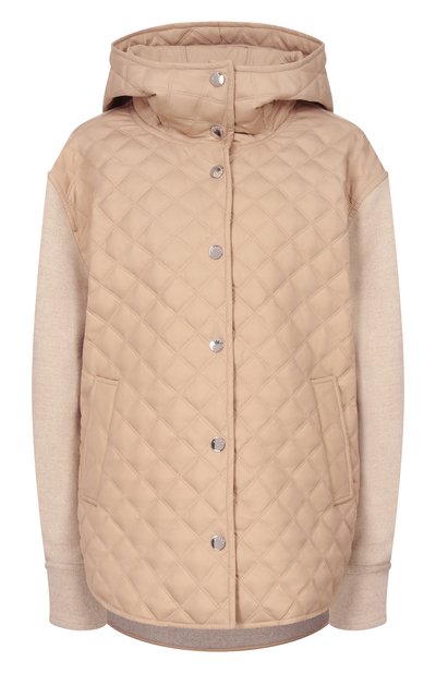 Женская комбинированная куртка KITON, арт. D61512K05P88