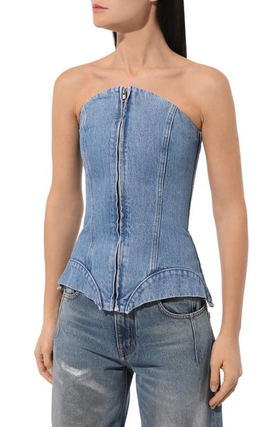 Джинсовый топ-корсет YUZEFI, арт. YUZPF23-RW-TP01-16, фото 3