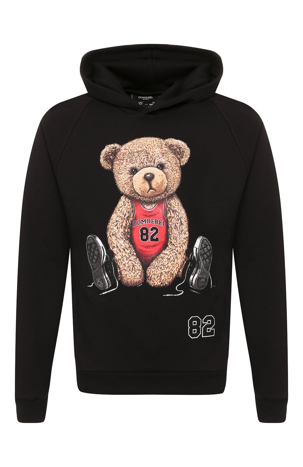 Хлопковое худи DOMREBEL, арт. PLAYER/PULL0VER H00DIE, фото 1