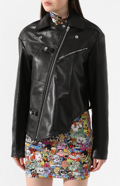 Кожаная куртка VETEMENTS, арт. SS20JA102 2404/W/BLACK, фото 3